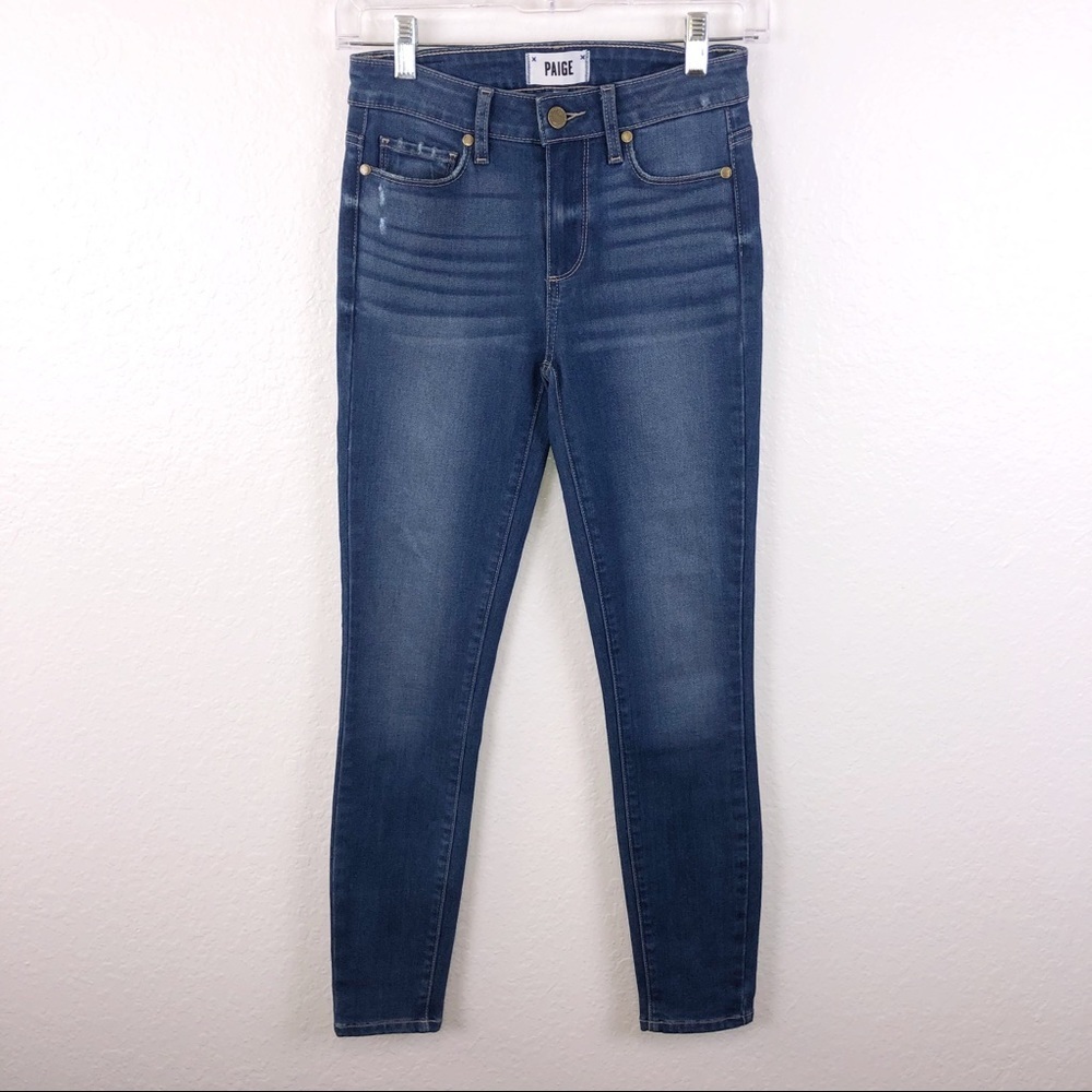 New Paige Skinny Ankle Jean - Picture 2 of 8